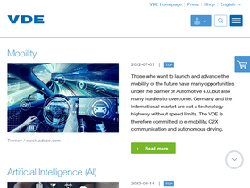 'vde.com' screenshot