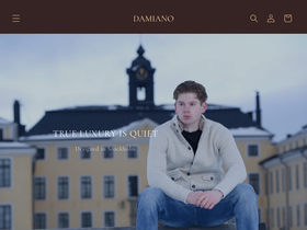 damiano.se homepage screenshot