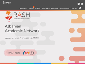 'rash.al' screenshot