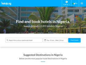 'hotels.ng' screenshot