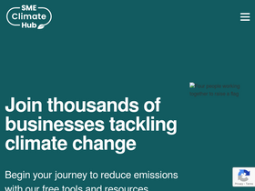'smeclimatehub.org' screenshot