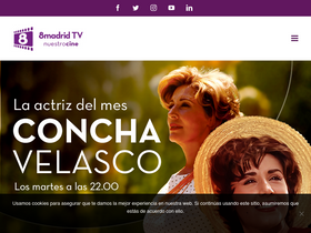 '8madrid.tv' screenshot