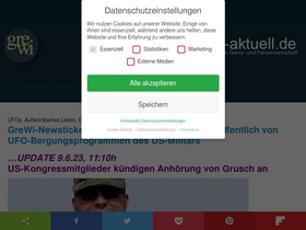 'grenzwissenschaft-aktuell.de' screenshot