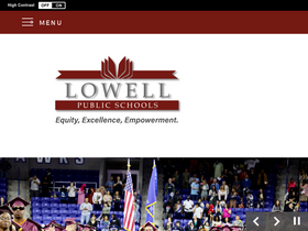 'lowell.k12.ma.us' screenshot