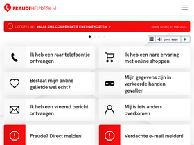 'fraudehelpdesk.nl' screenshot