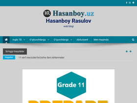 'hasanboy.uz' screenshot