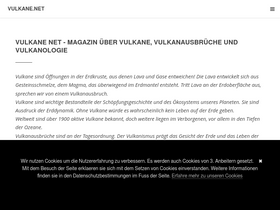 'vulkane.net' screenshot