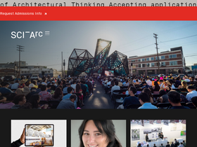 'sciarc.edu' screenshot