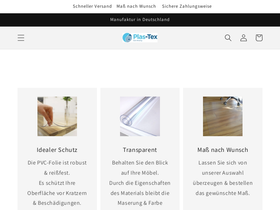 plas-tex.de homepage screenshot
