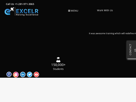 'excelr.com' screenshot
