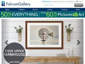 'fulcrumgallery.com' screenshot