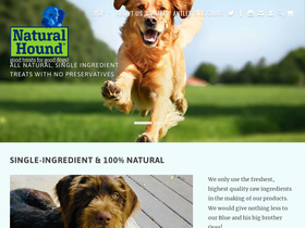 naturalhound.dog homepage screenshot