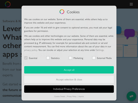 'messengerpeople.com' screenshot