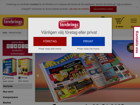 'torebrings.se' screenshot