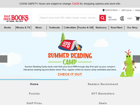 'halfpricebooks.com' screenshot