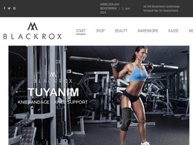 blackrox.de homepage screenshot