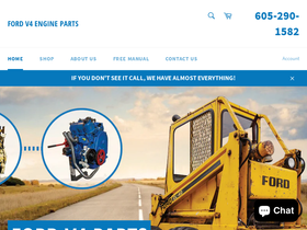 fordv4parts.com homepage screenshot