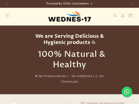 wednes17.com homepage screenshot