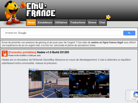 'emu-france.com' screenshot