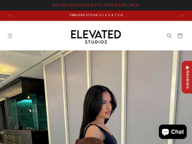 elevatedxstudioz.com homepage screenshot
