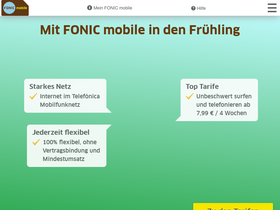 'fonic-mobile.de' screenshot