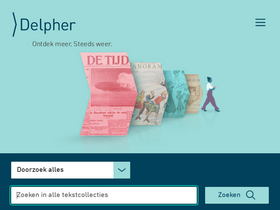 'delpher.nl' screenshot