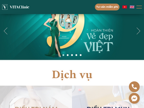 'vitaclinic.vn' screenshot