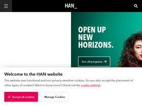 'hanuniversity.com' screenshot