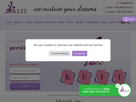 'keit.al' screenshot