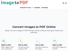 'imagetopdf.com' screenshot