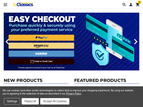 'eclassics.com' screenshot