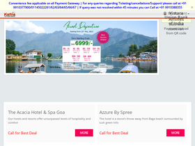 'kafilaholidays.in' screenshot