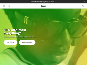 'lacoste.com.au' screenshot