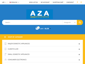 'azaelectronics.com' screenshot