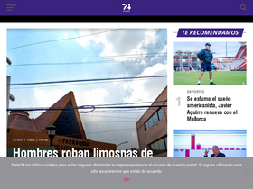 'siete24.mx' screenshot
