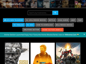 'allmovieshub.world' screenshot