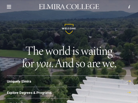 'elmira.edu' screenshot