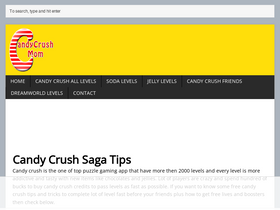 'candycrushmom.com' screenshot