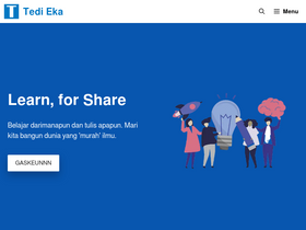 'tedieka.com' screenshot