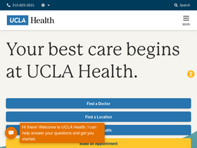 'uclahealth.org' screenshot