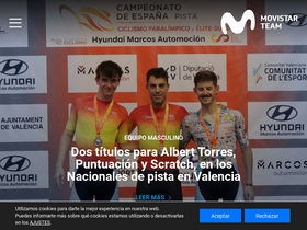 'movistarteam.com' screenshot