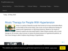 'freedivination.org' screenshot