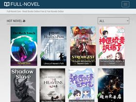 'full-novel.com' screenshot