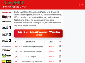 Cricket 247 live streaming on sale