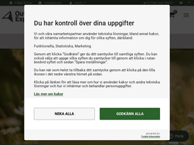 'outdoorexperten.se' screenshot