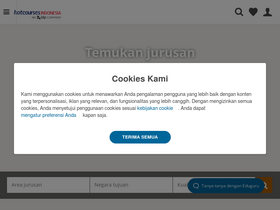 'hotcourses.co.id' screenshot