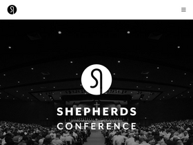 'shepherdsconference.org' screenshot