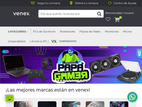 'venex.com.ar' screenshot