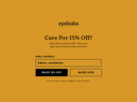 'eyebobs.com' screenshot