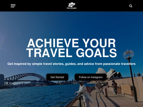 'thesimpletravel.com' screenshot